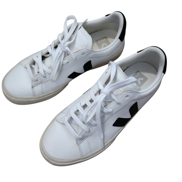 Veja White and Black Women's Sneakers - Picture 5 of 11